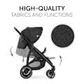 Miniatyrbilde 7 av 11: HAUCK stroller RAPID 4D, Air Black, 148488