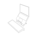 Miniatyrbild 4 av 9: NB/TABLET ACC STAND 10-22"/NSLS100 NEOMOUNTS