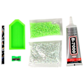 Pikkukuva 3 / 5: Creative Unicorn Kit DIY Diamonds Crystals Green