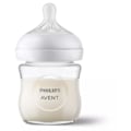 Miniatyrbilde 2 av 4: Philips Avent Natural Response stikla zīdaiņu pudelīte 125 ml, jaundzimušā knupītis, 0m+