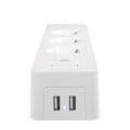 Miniatyrbild 2 av 5: Branch Socket DELTACO SMART HOME 3xCEE 7/4, USB-A 2A, white / SH-P03USB2