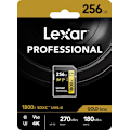 Miniatyrbillede 1 af 3: Lexar memory card SDXC 256GB Professional 1800x UHS-II U3 V60