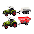 Miniatyrbild 2 av 5: Farmer Tractor Set + 2 Farm Machines Farm Truck Set