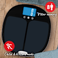 Miniatyrbillede 7 af 7: Salter 9192 BK3R Curve Bluetooth Smart Analyser Bathroom Scale black