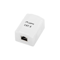 Miniatyrbillede 1 af 3: Gniazdo natynkowe 1x RJ45 Kat.6 białe ekranowane