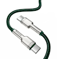 Miniatyrbillede 7 af 7: Cable USB-C to USB-C Baseus Cafule, 100W, 2m (green)