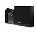 Miniatyrbilde 2 av 8: Sharp XL-B512(BK) Hi-Fi Micro System, CD/FM/USB/Bluetooth v5.0, 45W, Black Sharp | Hi-Fi Micro System | XL-B512(BK) | USB port | AUX in | Bluetooth |