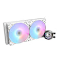 Miniatyrbillede 7 af 10: Zalman vodní chladič CPU ALPHA28 White/ 2 x 140 mm / PWM / ARGB / bílý