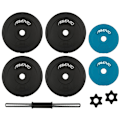Miniatyrbillede 5 af 6: Dumbbell Adjustable Synthetic AVENTO 42DF 15kg