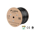 Pikkukuva 1 / 4: Lanberg LCF6-21CU-0305-BK networking cable Black 305 m Cat6 F/UTP (FTP) outdoor