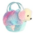Miniatyrbillede 1 af 6: AURORA Fancy Pals Plush Dog in a cotton candy bag, 20 cm