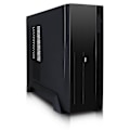 Miniatyrbillede 1 af 4: CARCASE Chieftec, "Uni" mini tower Black, M-ATX desktop, Slimline, sursa 450W, "UE-02B-450BFX"