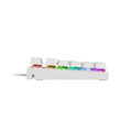 Miniatyrbillede 7 af 7: GAMING KEYBOARD GENESIS THOR 303 TKL FR RGB BACKLIGHT MECHANICAL BROWN WHITE HOT SWAP