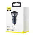 Pikkukuva 7 / 9: Baseus Particular Digital Dual Quick Charger Car Charger QC+PPS / 65W