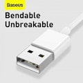 Miniatyrbillede 11 af 11: Baseus Cable Superior Series 3-in-1 Fast Charging Data Cable USB to M+L+C 3.5A 1.5m White (CAMLTYS-02)