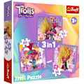 Miniatyrbillede 1 af 5: TREFL TROLLS Puzzle 3 in 1 set Trolls 3