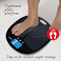 Miniatyrbillede 4 af 7: Salter 9192 BK3R Curve Bluetooth Smart Analyser Bathroom Scale black