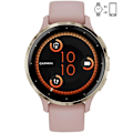 Pikkukuva 1 / 5: Garmin Venu 3S 3.05 cm (1.2") AMOLED 41 mm Digital 390 x 390 pixels Touchscreen Gold, Rose Wi-Fi GPS (satellite)