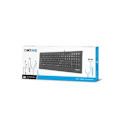 Miniatyrbilde 6 av 6: Natec Keyboard, Barracuda, US Layout, Slim | Natec | Keyboard | Barracuda | Standard | Wired | US | Black | 529 g