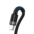 Miniatyrbillede 6 af 7: Baseus Cafule USB-C Cable Huawei SuperCharge, QC 3.0, 5A 1m (Black+Gray)