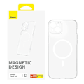 Pikkukuva 1 / 5: Magnetic Phone Case for iP 13 Baseus OS-Lucent Series (Clear)