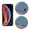 Miniatyrbilde 5 av 5: Mocco Ultra Slim Soft Matte 0.3 mm Silicone Case for Apple iPhone 11 Pro Light Blue