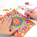 Miniatyrbillede 5 af 6: TOTUM Diamond painting notebook Caleidoscope mandala, 079724