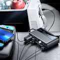 Miniatyrbilde 3 av 9: Joyroom Car Charger 9-in-1, (C+U+U+U+U+U+ 3 cigarette lighter socket) 154W, Black (JR-CL06)