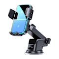 Miniatyrbillede 1 af 4: Car Dashboard Holder Joyroom JR-ZS246 with Qi Inductive Charger (Black)
