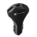 Miniatyrbillede 1 af 3: Navitel | Universal Car Splitter Charger | USP45 SLIM | USB-C power: Up to 27 W, 5V - 3.6A; 9V - 3A; 12V - 2.5A; USB-A power: Up to 18 W, 5V - 3A; 9V