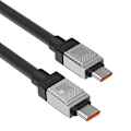 Pikkukuva 8 / 10: CABLU alimentare si date Baseus, Fast Charging Data Cable pt. smartphone, USB Type-C (T) la USB Type-C (T),  E-marker, 100W, 1m, negru, "CAKW000201" (
