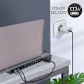 Miniatyrbillede 3 af 9: Swissten Multifunctional USB-C Laptop Docking Station / HDMI / USB 3.0 / 2x USB-C / RJ45 / SD / Micro SD / VGA / Audio