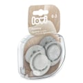 Pikkukuva 1 / 3: LOVI dynamic soother silicone HARMONY BOY, 0-3 m., 2 pcs., 22/905boy