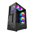 Miniatyrbillede 8 af 9: Computer case Darkflash LEO (black)