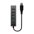 Miniatyrbild 2 av 3: HUB USB Lindy 4 Port USB 3.0 "LY-43324" (timbru verde 0.18 lei)