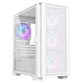 Miniatyrbillede 1 af 6: Montech AIR 100 ARGB, Micro-ATX, Tempered Glass - white