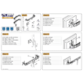 Miniatyrbillede 7 af 7: Neomounts FPMA-D700D4 Monitor arm 19-30"