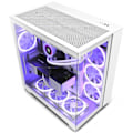Miniatyrbillede 1 af 5: NZXT H9 Flow Midi Tower White