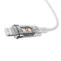 Miniatyrbillede 3 af 10: Fast Charging cable Baseus USB-C to Lightning  Explorer Series 1m, 20W (white)