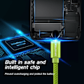 Miniatyrbillede 1 af 6: Swissten Datový Kabel Textile Usb / Lightning 1,2 M Zelený