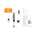 Pikkukuva 2 / 7: ETA | ETA505690000 TASSO | Hand Blender | 600 W | Number of speeds 6 | Turbo mode | Black