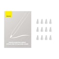 Miniatyrbillede 7 af 11: Baseus Tablet Tool Pen Replaceble Silicone Tips (12 pcs) for Stylus Pen (Soft), White (ARBJ020002)