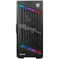 Pikkukuva 5 / 5: MSI MPG VELOX 100P AIRFLOW Mid Tower Gaming Computer Case 'Black, 3x 120mm Fan + 1x 120mm ARGB Fan, ARGB light strip, USB Type-C, 1x Tempered Glass, C