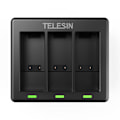 Miniatyrbillede 4 af 4: Telesin 3-slot charger + 2 batteries for GoPro Hero 12 / Hero 11 / Hero 10 / Hero 9