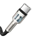 Miniatyrbillede 8 af 9: Baseus CATJK-C01 mobile phone cable Black 1 m USB C
