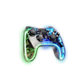 Miniatyrbillede 3 af 7: Mars Gaming MGP-24 Wireless game controller RGB / USB 2.4GHz / USB-C / X-input & D-input