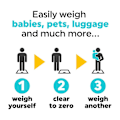 Miniatyrbillede 4 af 7: Salter SA00300 GGFEU16 Add and Weigh Scale Black