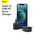 Miniatyrbilde 10 av 11: Baseus Super Si  Wall Charger PD / 20W / 1x USB-C