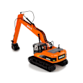 Pikkukuva 3 / 5: Professional crawler excavator remotely controlled  2.4GHz LED lights 15 functions