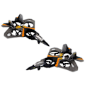 Miniatyrbillede 4 af 5: Airplane Fighter R/C Silver